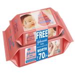 JOHNSONS BABY  WIPES 80PC